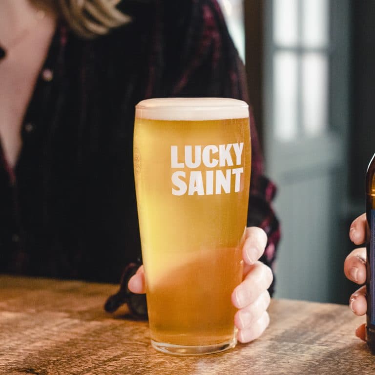 Cover Image for Free pint of Lucky Saint
